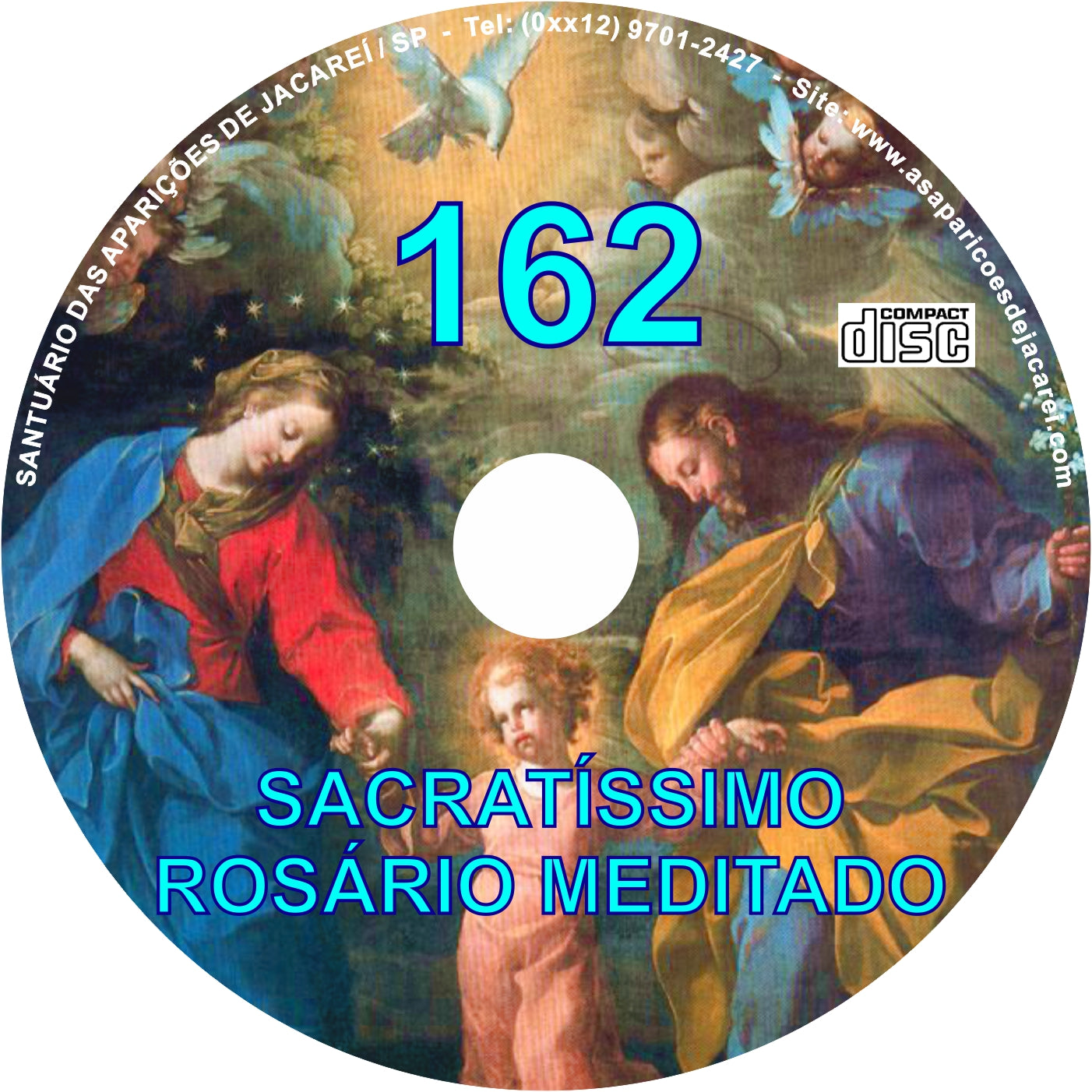 CD Rosário Meditado 162 CD Rosário Meditado 162